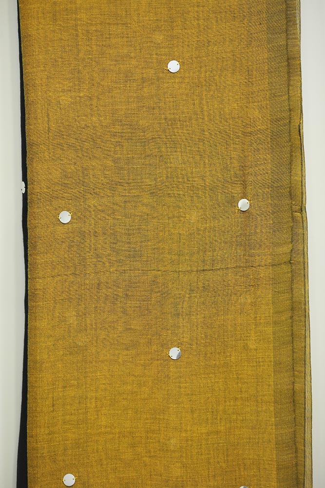 Yellow Cream Bindi Cotton Handloom