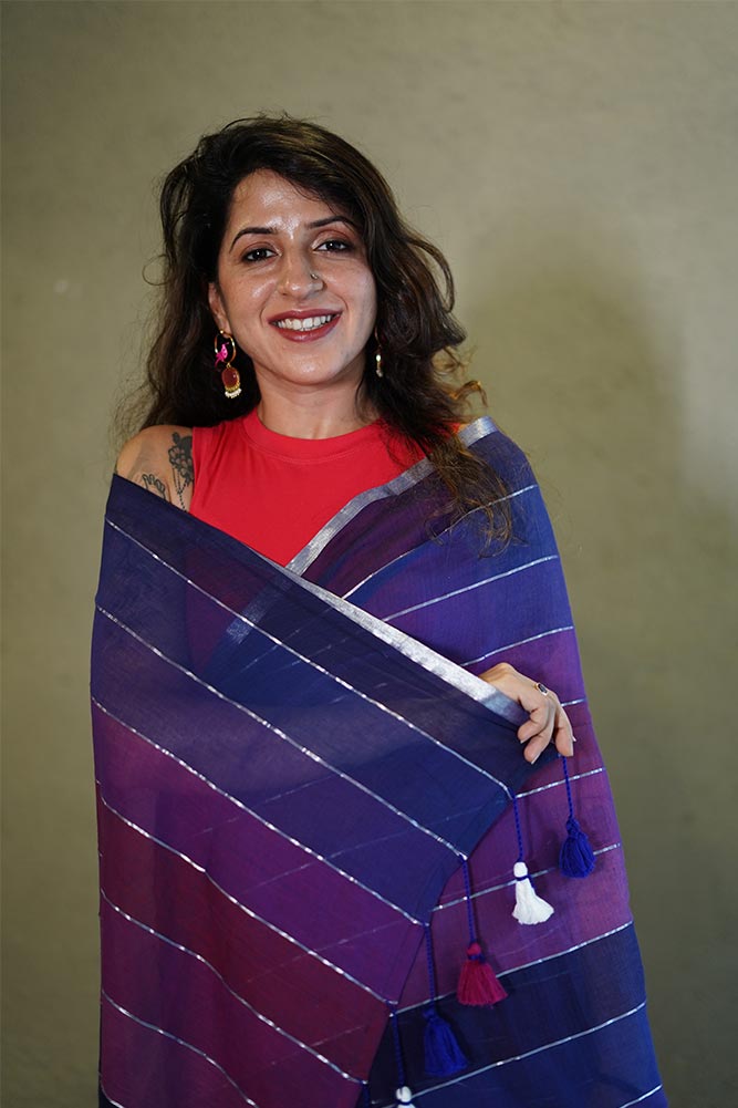 Mul cotton Multicolor Saree