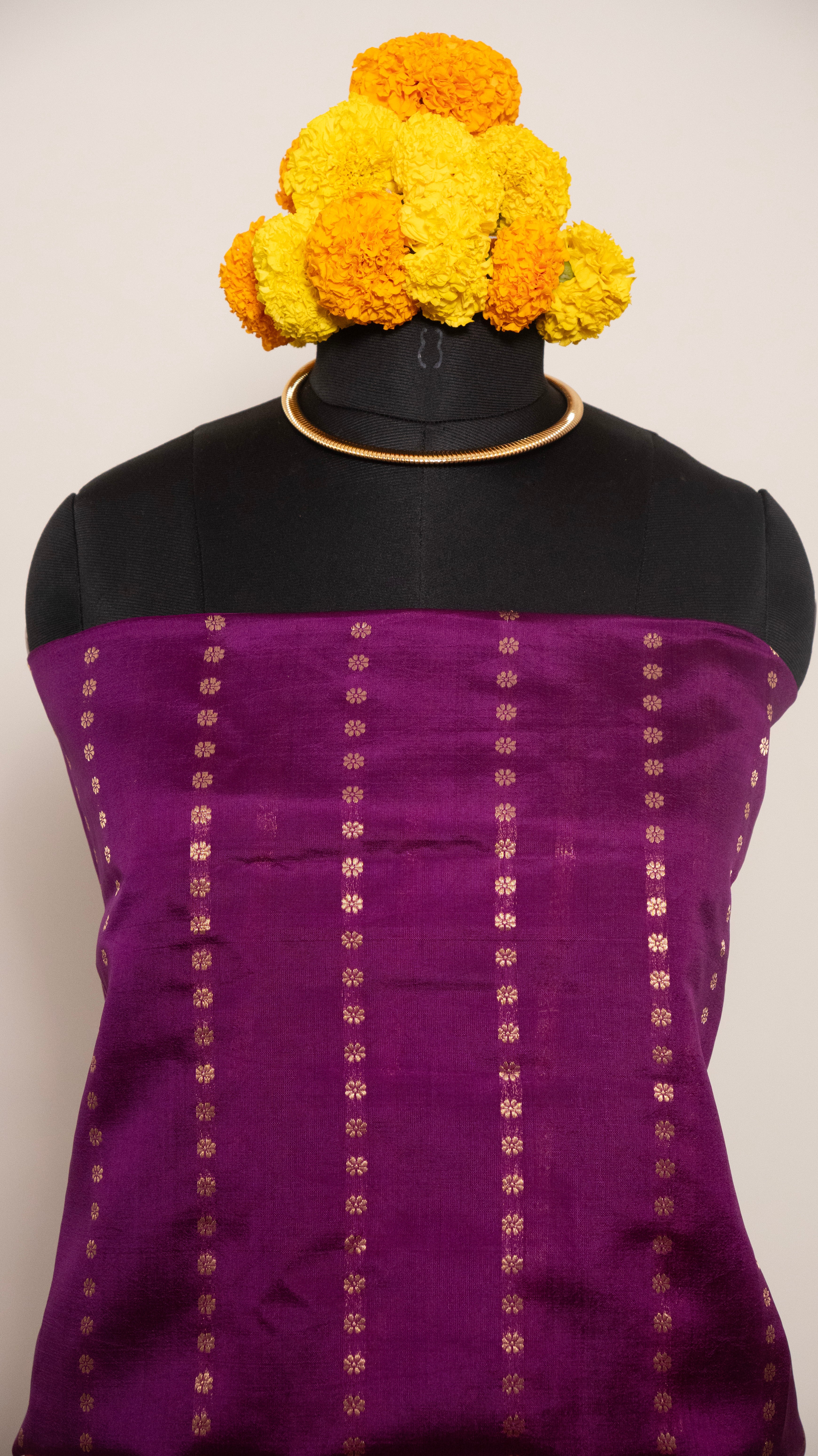 Magenta Jal Border Pure Silk Handloom Banarasi Sarees