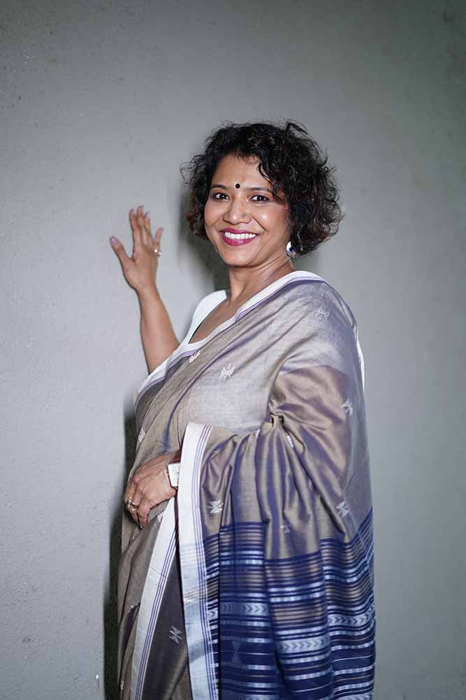 Bhujodi inspired handloom cotton