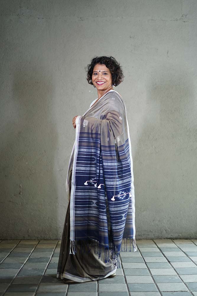 Bhujodi inspired handloom cotton