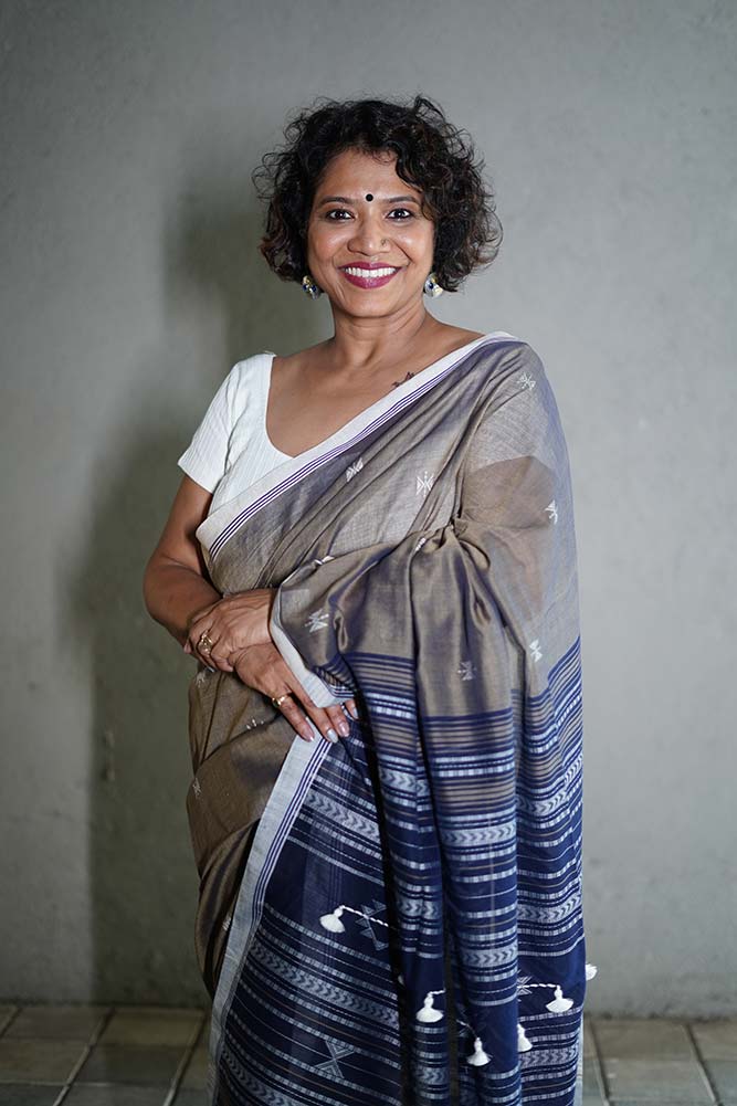 Bhujodi inspired handloom cotton